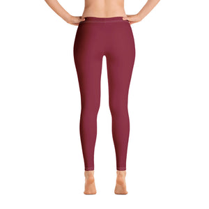 Burgundy Dancer Leggings