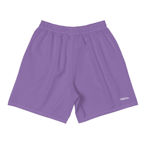 Purple Men's Athletic Long Shorts