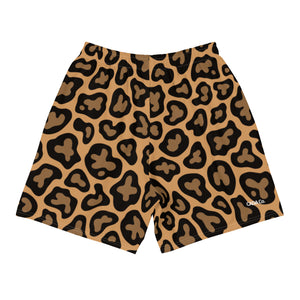 5678 Leopard Athletic Long Shorts