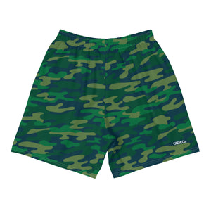 5678 Camo Athletic Long Shorts