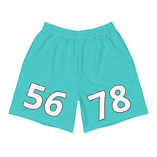 Load image into Gallery viewer, 5678 Turquoise Athletic Long Shorts