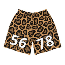 Load image into Gallery viewer, 5678 Leopard Athletic Long Shorts