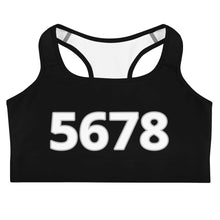 Load image into Gallery viewer, 5678 Black Sports Bra