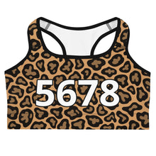 Load image into Gallery viewer, 5678 Leopard Sports Bra