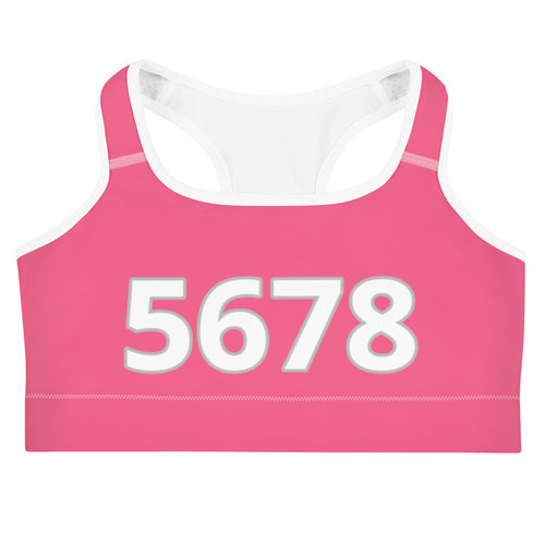 5678 Pink Sports Bra