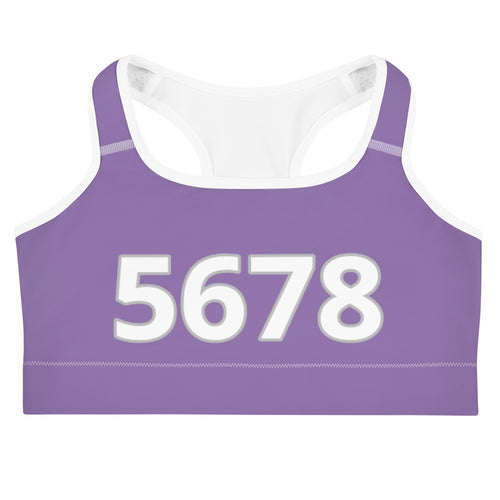 5678 Purple Sports Bra
