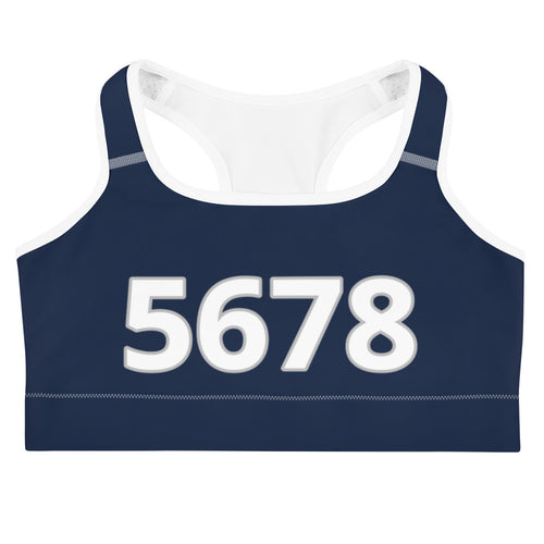5678 Navy Sports Bra