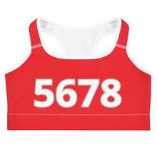 Load image into Gallery viewer, 5678 Red Sports Bra