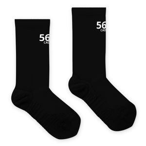 5678 Black Crew Socks