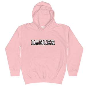 Varsity Black Dancer Kids Hoodie