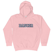 Load image into Gallery viewer, Varsity Navy Dancer Kids Hoodie