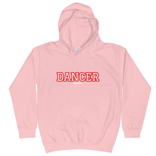 Load image into Gallery viewer, Varsity Red Dancer Kids Hoodie