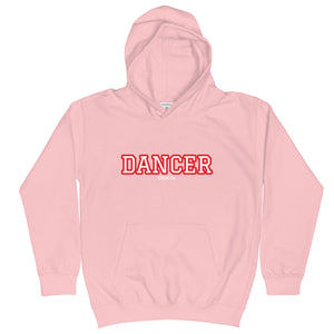 Varsity Red Dancer Kids Hoodie