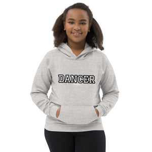 Varsity Black Dancer Kids Hoodie