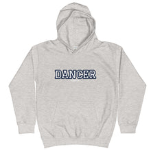 Load image into Gallery viewer, Varsity Navy Dancer Kids Hoodie