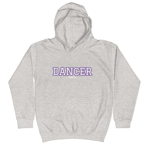 Varsity Purple Dancer Kids Hoodie