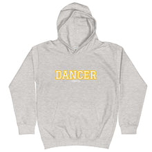 Load image into Gallery viewer, Varsity Yellow Dancer Kids Hoodie