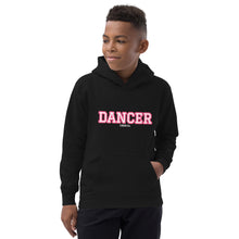 Load image into Gallery viewer, Varsity Pink Dancer Kids Hoodie