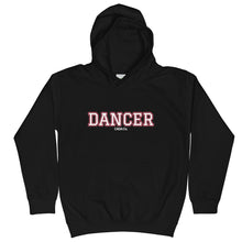 Load image into Gallery viewer, Varsity Burgundy Dancer Kids Hoodie