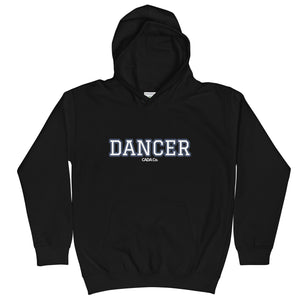 Varsity Navy Dancer Kids Hoodie