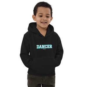 Varsity Turquoise Dancer Kids Hoodie