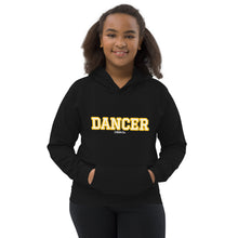 Load image into Gallery viewer, Varsity Yellow Dancer Kids Hoodie