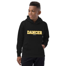 Load image into Gallery viewer, Varsity Yellow Dancer Kids Hoodie