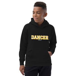 Varsity Yellow Dancer Kids Hoodie