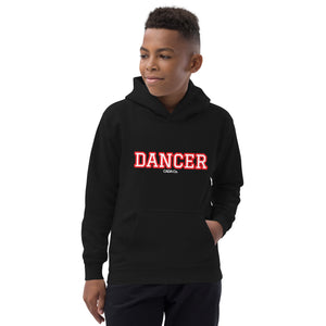 Varsity Red Dancer Kids Hoodie