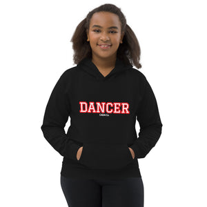 Varsity Red Dancer Kids Hoodie