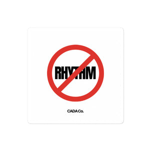 No Rhythm Bubble-free stickers