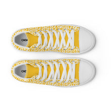 Load image into Gallery viewer, Men’s Yellow Hightop Canvas Shoes