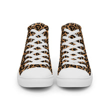 Load image into Gallery viewer, Men’s Leopard High Top Canvas Shoes