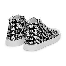 Load image into Gallery viewer, Men’s Black High Top Canvas Shoes