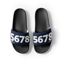 Load image into Gallery viewer, Men’s Navy Slides