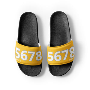 Men’s Yellow Slides