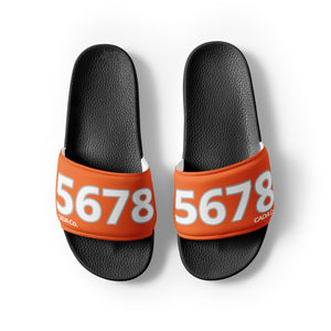 Men’s Orange Slides