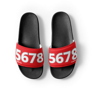 Men’s Red Slides