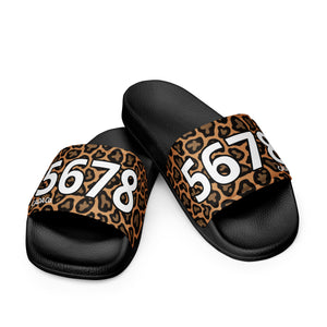 Men’s Leopard Slides