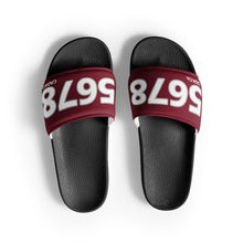 Load image into Gallery viewer, Men’s Burgundy Slides