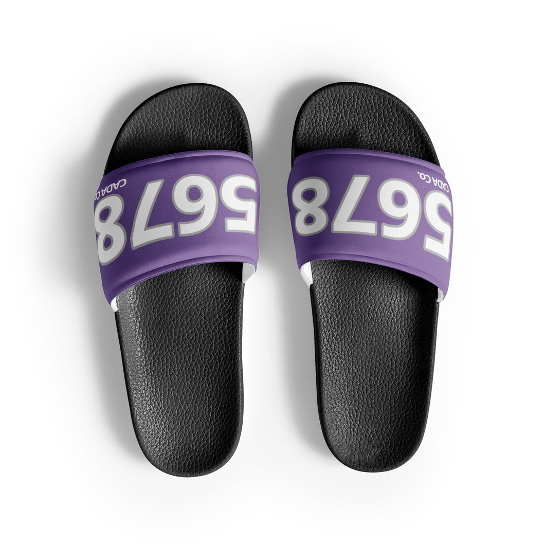 Mens best sale purple slides