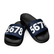 Load image into Gallery viewer, Men’s Navy Slides