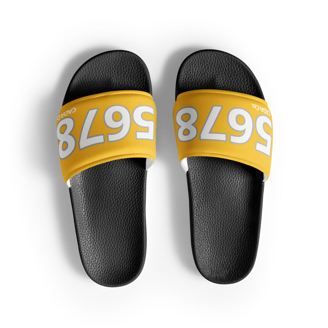 Men’s Yellow Slides