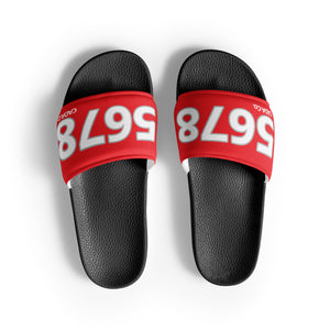 Men’s Red Slides