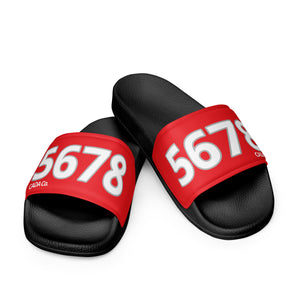 Men’s Red Slides