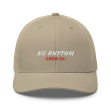 Load image into Gallery viewer, No Rhythm Trucker Cap