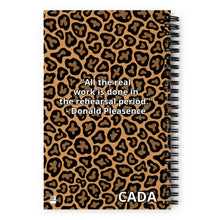 Load image into Gallery viewer, Leopard Rehearsal Spiral notebook