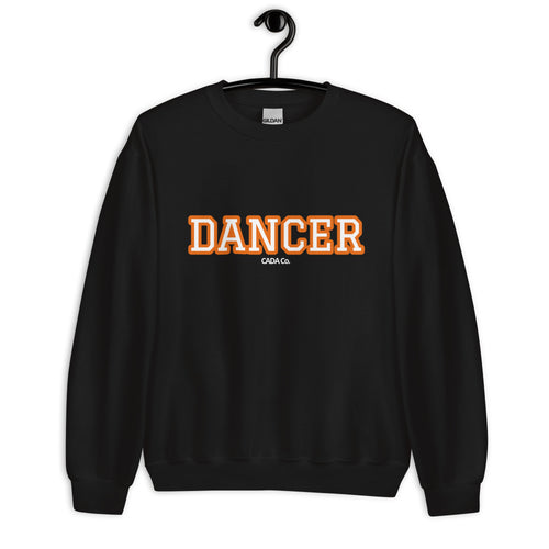 Varsity Orange Dancer Unisex Sweatshirt