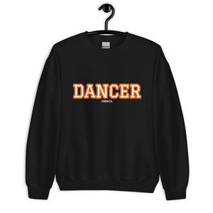 Varsity Orange Dancer Unisex Sweatshirt