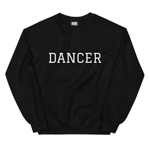 Varsity Black Dancer Unisex Sweatshirt